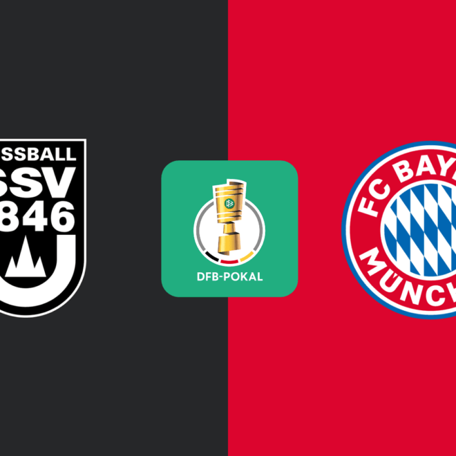 ดูฟุตบอล เดเอฟเบ โพคาล เยอรมัน 2024/25 เอสเอสวี อูล์ม พบกับ บาเยิร์น มิวนิค 16/8/67