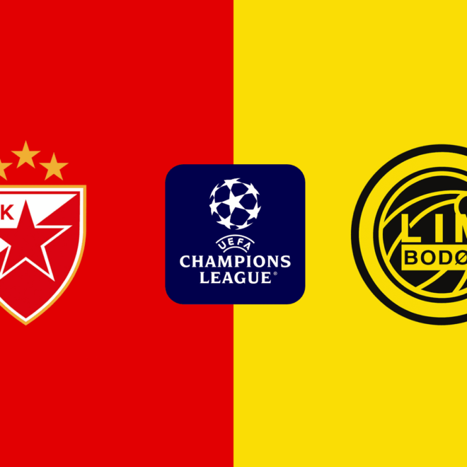 ดูฟุตบอล ยูฟ่า แชมเปี้ยนส์ ลีก 2024/25 รอบเพลย์ออฟ นัดที่ 2 เซอร์เวน่า ซเวซด้า พบกับ โบโด กลิมท์ 28/8/67