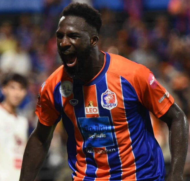 ดุมบุญา เป็นปลื้ม ยิงเบิ้ล ช่วย ท่าเรือ อัด เชียงราย 5 ต่อ 1