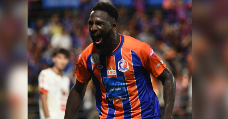 ดุมบุญา เป็นปลื้ม ยิงเบิ้ล ช่วย ท่าเรือ อัด เชียงราย 5 ต่อ 1