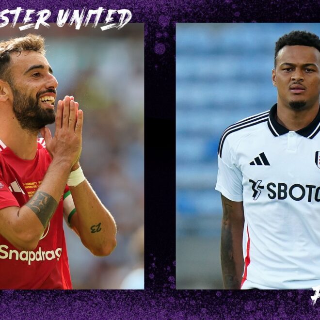 ดูฟุตบอล พรีเมียร์ ลีก อังกฤษ 2024/25 แมนเชสเตอร์ ยูไนเต็ด พบกับ ฟูแล่ม 16/8/67