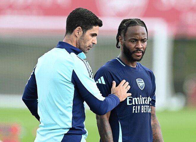 อาร์เตต้า ยืนยัน สเตอร์ริ่ง กระหายลงสนามเต็มที่