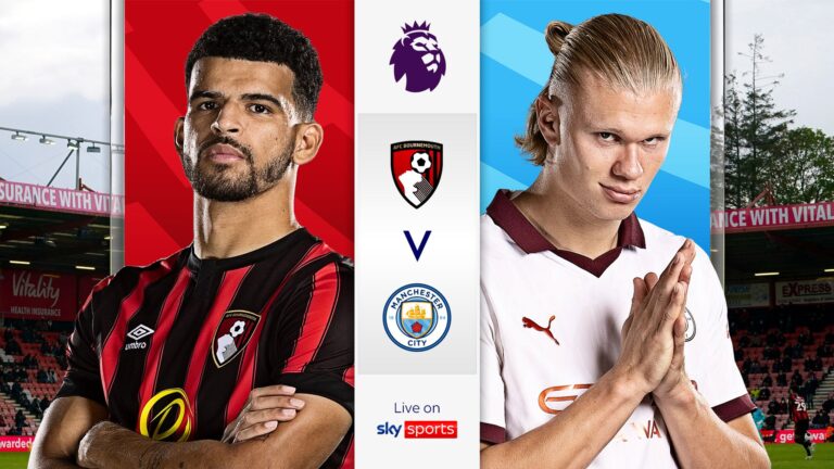 วิเคราะห์บอลวันนี้ พรีเมียร์ ลีก อังกฤษ : บอร์นมัธ พบกับ แมนฯซิตี้
