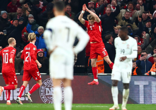 ฮอยลุนด์ ยัน ใช้ท่า SIU แสดงความคารวะ โรนัลโด้ ไม่ใช่ล้อเลียน