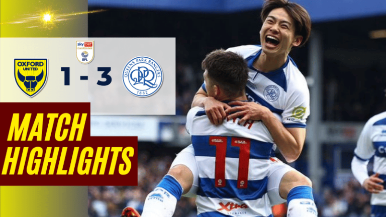 ไฮไลท์บอลอีเอฟแอลแชมเปียนชิป 2025 อ็อกซ์ฟอร์ด ยูไนเต็ด พบ ควีนส์ปาร์ค เรนเจอร์ส – ผลบอลอีเอฟแอลแชมเปียนชิปล่าสุด