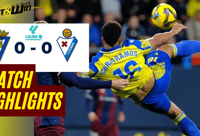 ไฮไลท์บอลวันนี้ กาดิซ เปิดบ้านเสมอ เออิบาร์ 0-0 ศึก เซกุนด้า ดิวิชั่น