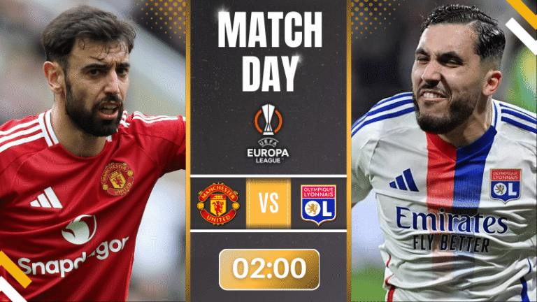 แมนเชสเตอร์ ยูไนเต็ด พบ โอลิมปิก ลียง ดูบอลออนไลน์ ศึกยูโรปาลีก 2025 พร้อมลิงก์ดูบอลสดฟรี
