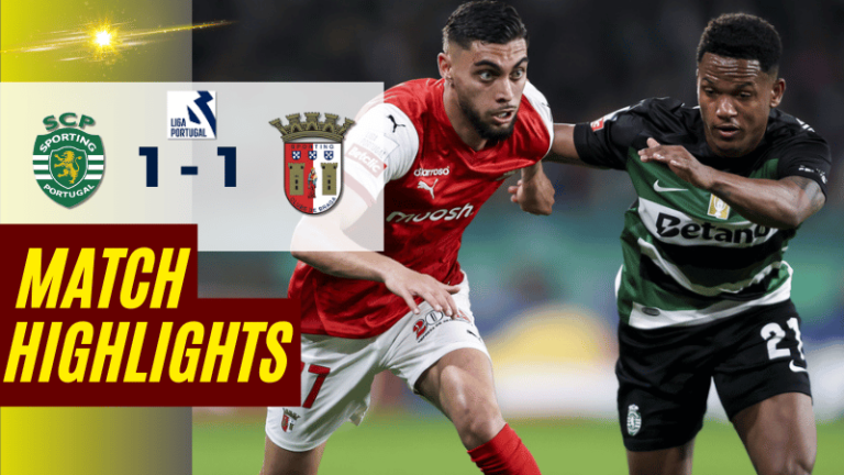 ไฮไลท์บอลวันนี้ ปรีไมราลีกา 2025 สปอร์ติ้ง ลิสบอน พบ สปอร์ติ้ง บราก้า – ผลบอลปรีไมราลีกาล่าสุด
