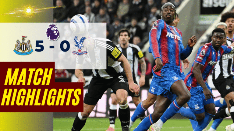 ไฮไลท์บอลพรีเมียร์ลีก 2025 นิวคาสเซิ่ล ยูไนเต็ด พบ คริสตัล พาเลซ – ผลบอลพรีเมียร์ลีกล่าสุด