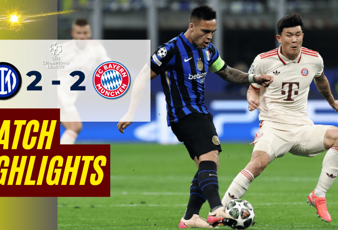 ไฮไลท์บอลวันนี้ ยูฟ่าแชมเปียนส์ลีก 2025 อินเตอร์ มิลาน พบ บาเยิร์น มิวนิค – ผลบอลยูฟ่าแชมเปียนส์ลีกล่าสุด