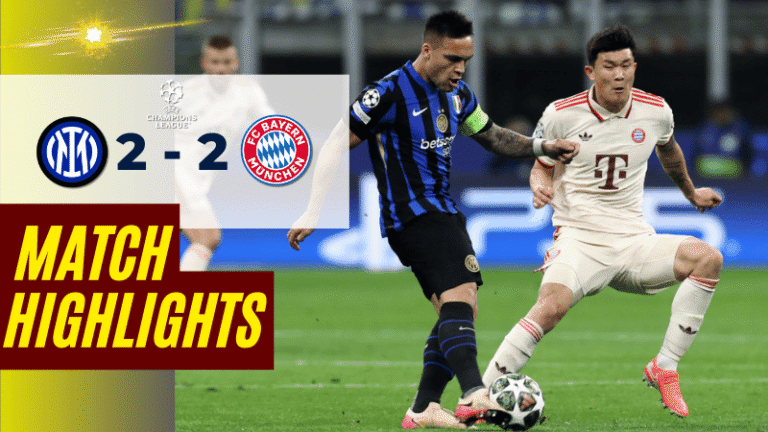 ไฮไลท์บอลวันนี้ ยูฟ่าแชมเปียนส์ลีก 2025 อินเตอร์ มิลาน พบ บาเยิร์น มิวนิค – ผลบอลยูฟ่าแชมเปียนส์ลีกล่าสุด