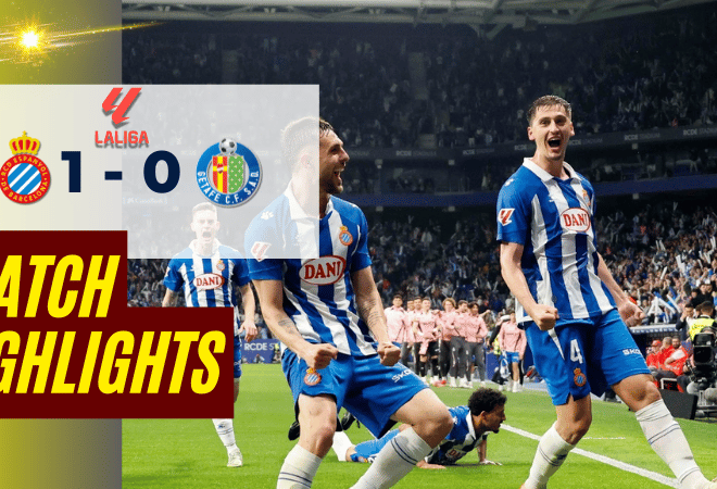ไฮไลท์บอลวันนี้ ลาลิกา 2025 เอสปันญ่อล พบ เกตาเฟ่ – ผลบอลลาลิกาลีกล่าสุด