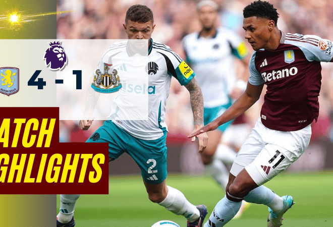 ไฮไลท์บอลวันนี้ พรีเมียร์ลีก 2025 แอสตัน วิลล่า พบ นิวคาสเซิ่ล ยูไนเต็ด- ผลบอลลาพรีเมียร์ลีกล่าสุด