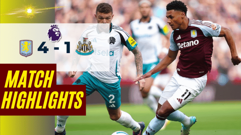 ไฮไลท์บอลวันนี้ พรีเมียร์ลีก 2025 แอสตัน วิลล่า พบ นิวคาสเซิ่ล ยูไนเต็ด- ผลบอลลาพรีเมียร์ลีกล่าสุด