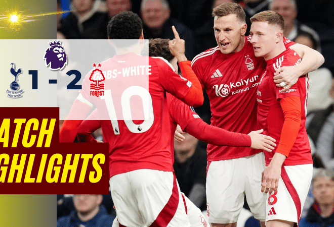 ไฮไลท์บอลวันนี้ พรีเมียร์ลีก 2025 ท็อตแน่ม ฮ็อทสเปอร์ พบ น็อตติ้งแฮม ฟอเรสต์ – ผลบอลพรีเมียร์ลีกล่าสุด