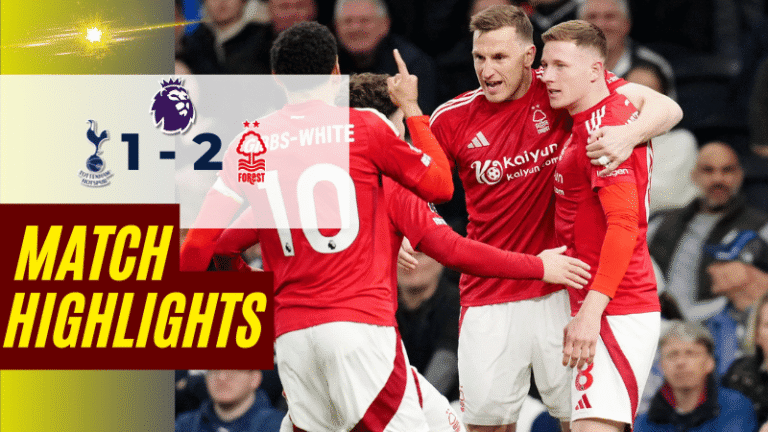 ไฮไลท์บอลวันนี้ พรีเมียร์ลีก 2025 ท็อตแน่ม ฮ็อทสเปอร์ พบ น็อตติ้งแฮม ฟอเรสต์ – ผลบอลพรีเมียร์ลีกล่าสุด