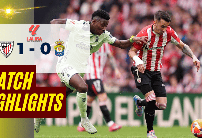ไฮไลท์บอลวันนี้ ลาลิกา 2025 แอธเลติก บิลเบา พบ ลาส พัลมาส – ผลบอลลาลิกาล่าสุด