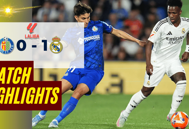 ไฮไลท์บอลวันนี้ ลาลิกา 2025 เกตาเฟ่ พบ เรอัล มาดริด – ผลบอลลาลิกาล่าสุด