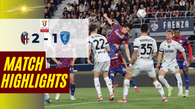 ไฮไลท์บอลวันนี้ โกปปาอีตาเลีย 2025 โบโลญญ่า พบ เอ็มโปลี – ผลบอลโกปปาอีตาเลียล่าสุด
