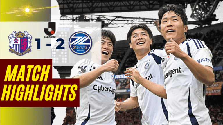 ไฮไลท์บอลวันนี้ เจลีก ดิวิชัน 1 2025 เซเรโซ โอซาก้า พบ มาชิดา เซลเวีย – ผลบอลเจลีก ดิวิชัน 1 ล่าสุด