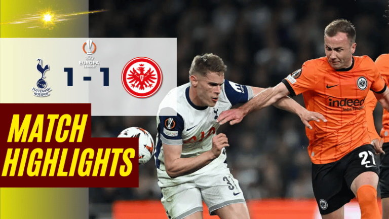 ไฮไลท์บอลยูฟ่ายูโรปาลีก 2025 ท็อตแน่ม ฮ็อตสเปอร์ พบ ไอน์ทรัค แฟรงเฟิร์ต – ผลบอลยูฟ่ายูโรปาลีกล่าสุด