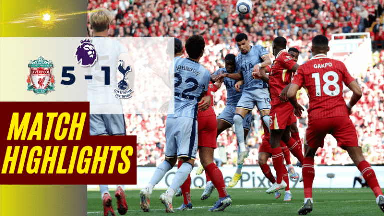 ไฮไลท์บอลวันนี้ พรีเมียร์ลีก 2025 ลิเวอร์พูล พบ ท็อตแน่ม ฮ็อทสเปอร์ – ผลบอลพรีเมียร์ลีกล่าสุด