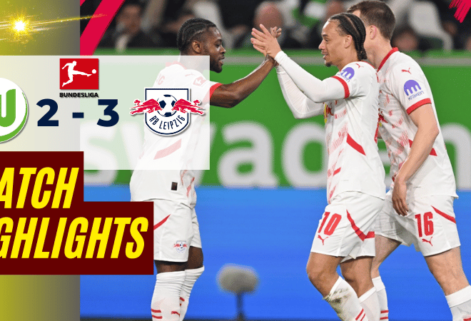 ไฮไลท์บอลบุนเดสลีกา 2025 โวล์ฟสบวร์ก พบ แอร์เบ ไลป์ซิก – ผลบอลบุนเดสลีกาล่าสุด