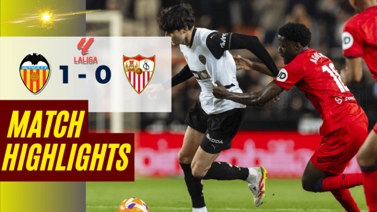 ไฮไลท์บอลลาลิกา 2025 บาเลนเซีย พบ เซบีย่า – ผลบอลบุนเดสลีกาล่าสุด