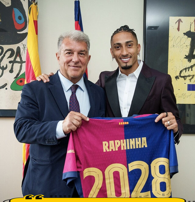 บาซ่า ตบรางวัล ราฟินญ่า ต่อสัญญาใหม่ ถึงปี 2028