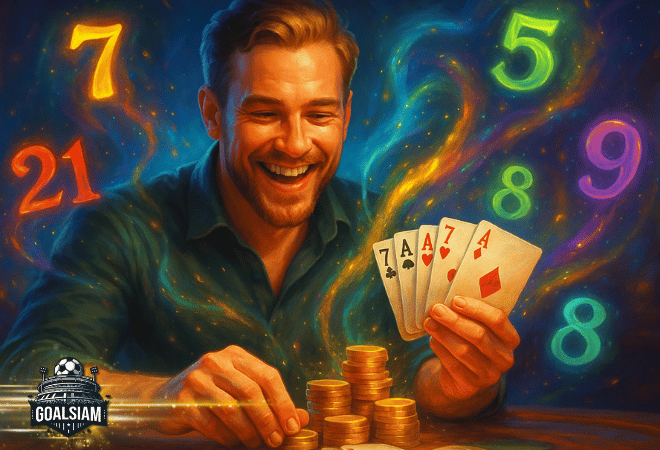 ฝันว่าเล่นไพ่แล้วได้เงิน สัญญาณลางร้ายหรือโอกาสซ่อนอยู่? เปิดคำทำนายฝันตรงประเด็น พร้อมแนะแนวทางหวยโดย GOALSIAM