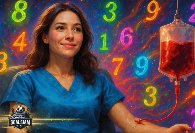 ฝันว่าบริจาคเลือด หรือบริจาคเลือด 1 ถุง เปิดความหมายลึกแบบมืออาชีพ วิเคราะห์ดุเดือดทุกมุม เลขเด็ดและแนวทางหวยแม่นยำ โดย GOALSIAM