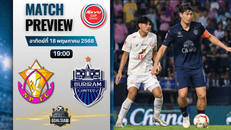 วิเคราะห์บอลวันนี้ รีโว่ คัพ 2025 : หนองบัว พิชญ เอฟซี พบกับ บุรีรัมย์ ยูไนเต็ด