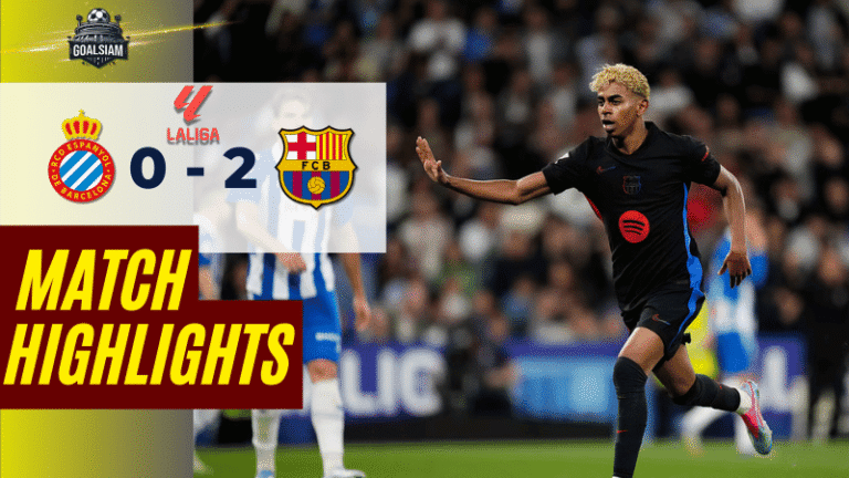 ไฮไลท์บอลวันนี้ ลาลิกา 2025 เอสปันญ่อล พบ บาร์เซโลน่า – ผลบอลลาลิกาล่าสุด