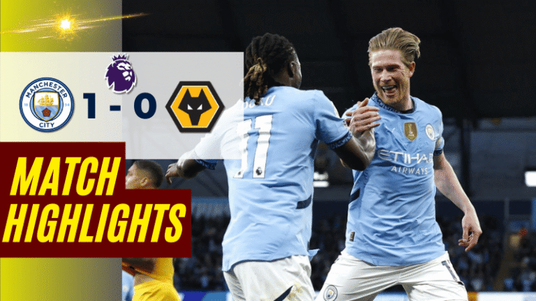 ไฮไลท์บอลวันนี้ พรีเมียร์ลีก 2025 แมนเชสเตอร์ ซิตี้ พบ วูล์ฟแฮมป์ตัน – ผลบอลพรีเมียร์ลีกล่าสุด