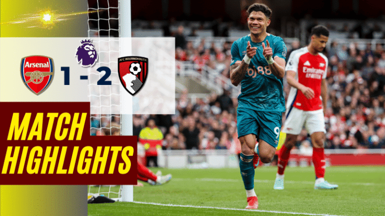 ไฮไลท์บอลวันนี้ พรีเมียร์ลีก 2025 อาร์เซนอล พบ บอร์นมัธ เอเอฟซี – ผลบอลพรีเมียร์ลีกล่าสุด