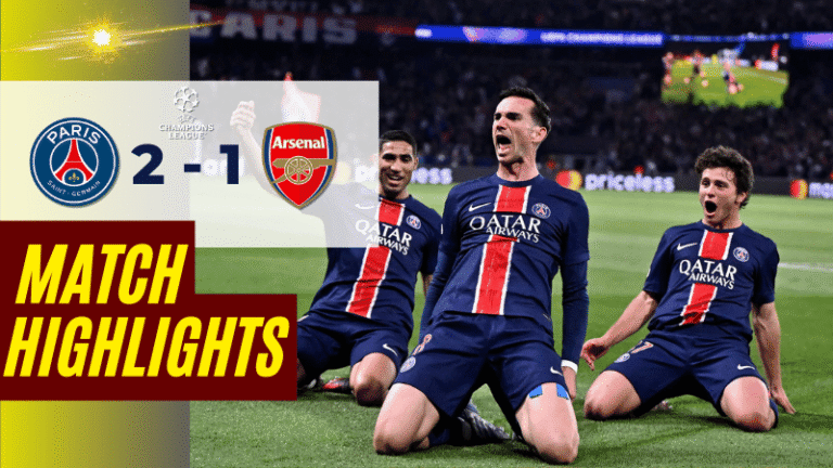 ไฮไลท์บอลวันนี้ ยูฟ่าแชมเปียนส์ลีก 2025 ปารีส แซงต์ แชร์กแมง พบ อาร์เซนอล – ผลบอลยูฟ่าแชมเปียนส์ลีกล่าสุด