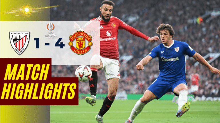 ไฮไลท์บอลวันนี้ ยูฟ่ายูโรปาลีก 2025 แอธเลติก บิลเบา พบ แมนเชสเตอร์ ยูไนเต็ด – ผลบอลยูฟ่ายูโรปาลีกล่าสุด