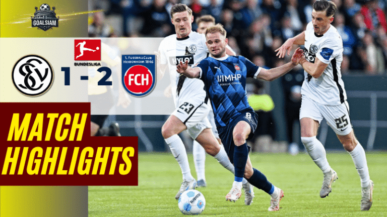 ไฮไลท์บอลวันนี้ บุนเดสลีก้า เพลย์ออฟ 1/2 2025 เอสวี เอลเวอร์เบริ์ก พบ ไฮน์เดนเฮลม์ – ผลบอลบุนเดสลีก้า เพลย์ออฟ 1/2ล่าสุด