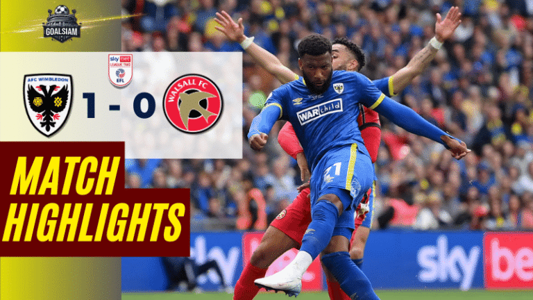 ไฮไลท์บอลวันนี้ อีเอฟแอลลีกทู 2025 วอลซอลล์ พบ เอเอฟซี วิมเบิลดัน – ผลบอลอีเอฟแอลลีกทูล่าสุด