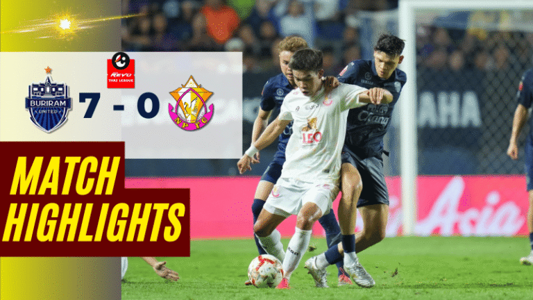 ไฮไลท์บอลวันนี้ ไทยลีก 2025 บุรีรัมย์ ยูไนเต็ด พบ หนองบัวพิชญ เอฟซี – ผลบอลไทยลีกล่าสุด