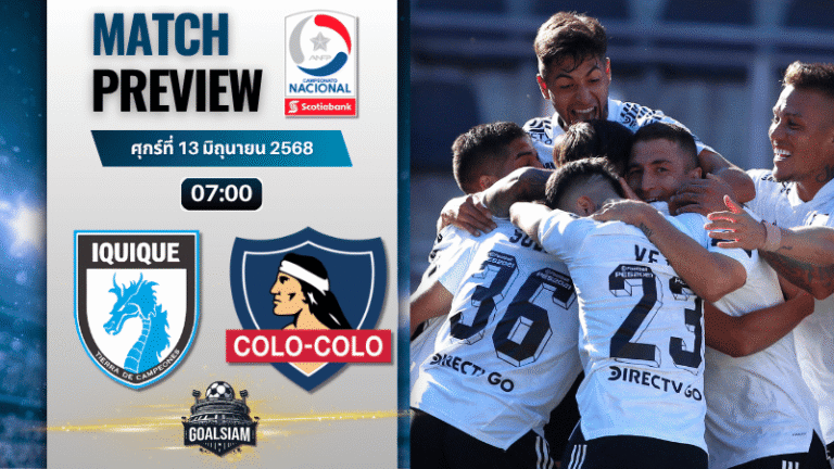 วิเคราะห์บอลวันนี้ ชิลี พรีเมร่า ดิวิชั่น : เดปอร์เตส อิควิกกัว พบกับ โคโล โคโล่
