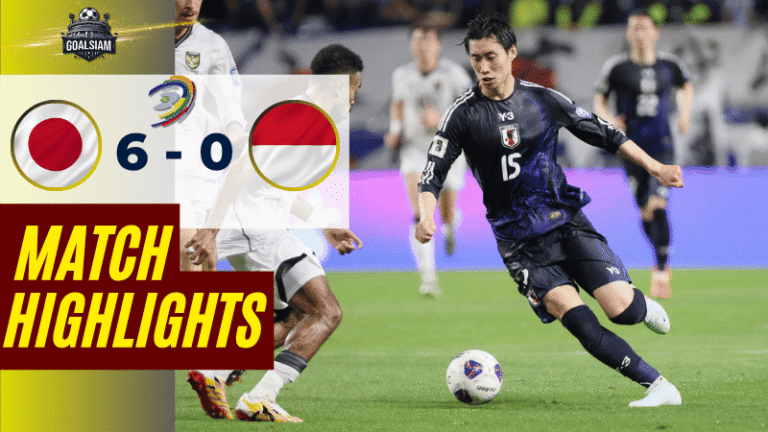 ไฮไลท์บอลวันนี้ คัดบอลโลก 2026 โซนเอเชีย ญี่ปุ่น พบ อินโดนีเซีย – ผลบอลคัดบอลโลก โซนเอเชีย ล่าสุด