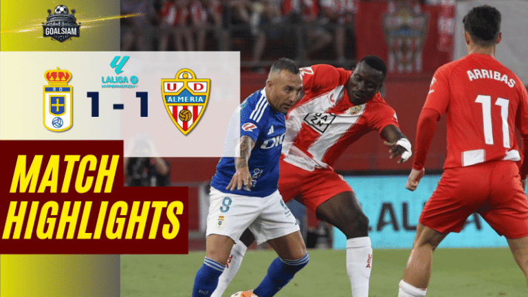 ไฮไลท์บอลวันนี้ เซกุนด้า ดิวิชั่น เรอัล โอเบียโด พบ อัลเมเรีย – ผลบอลเซกุนด้า ดิวิชั่น ล่าสุด