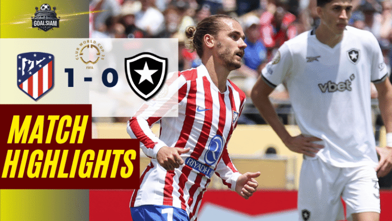 ไฮไลท์บอลวันนี้ ฟีฟ่าคลับเวิลด์คัพ ชิงแชมป์สโมสรโลก 2025 แอตเลติโก้ มาดริด พบ โบตาโฟโก้ อาร์เจ – ผลบอลฟีฟ่าคลับเวิลด์คัพ ล่าสุด