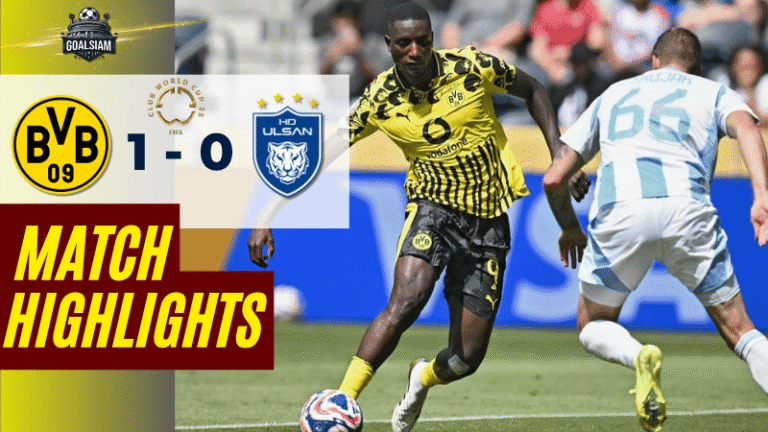 ไฮไลท์บอลวันนี้ ฟีฟ่าคลับเวิลด์คัพ ชิงแชมป์สโมสรโลก 2025 โบรุสเซีย ดอร์ทมุนด์ พบ วุลซาน ฮุนได โฮรางอี – ผลบอลฟีฟ่าคลับเวิลด์คัพ ล่าสุด