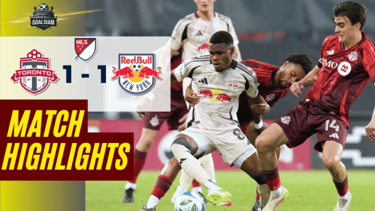 ไฮไลท์บอลวันนี้ เมเจอร์ลีกซอกเกอร์ 2025 โตรอนโต้ เอฟซี พบ นิวยอร์ก เร้ด บูลล์ส – ผลบอลเมเจอร์ลีกซอกเกอร์ ล่าสุด