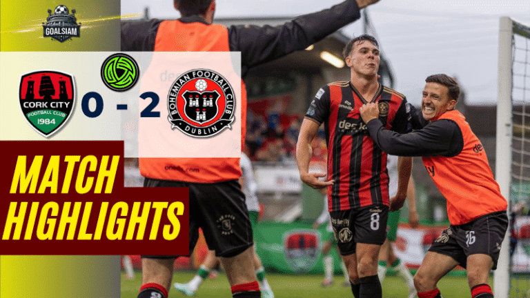 ไฮไลท์บอลวันนี้ ไอร์แลนด์ พรีเมียร์ ลิก คอร์ก ซิตี้ พบ โบฮีเมี่ยนส์ – ผลบอลไอร์แลนด์ พรีเมียร์ ลิก ล่าสุด