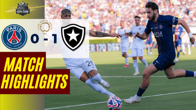 ไฮไลท์บอลวันนี้ ฟีฟ่าคลับเวิลด์คัพ ชิงแชมป์สโมสรโลก 2025 ปารีส แซงต์ แชร์กแมง พบ โบตาโฟโก้ อาร์เจ – ผลบอลฟีฟ่าคลับเวิลด์คัพ ล่าสุด