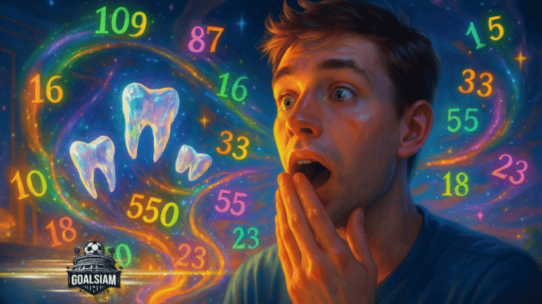 ฝันว่าฟันหลุด ฟันหลุดเลือดออกเต็มปาก ทำนายฝันลึกซึ้ง! เจาะทุกแง่มุมพร้อมเลขเด็ดและแนวทางหวยแม่น ๆ จาก GOALSIAM