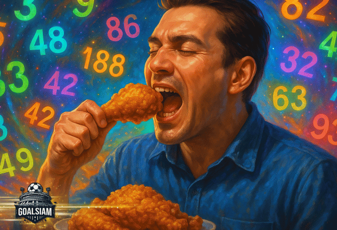 ฝันว่าได้กินไก่ทอดจนฟิน ความหมายลึกซึ้ง-เลขเด็ดเน้นๆ จาก GOALSIAM พร้อมแนวทางหวยแม่นๆ